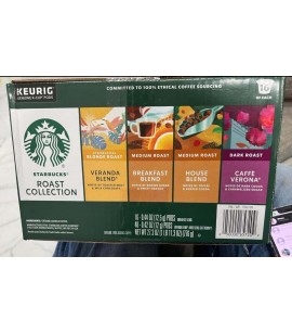 Starbucks 64 Count Classic Roasts K-Cup Variety Pack. 7000Cases. EXW Los Angeles